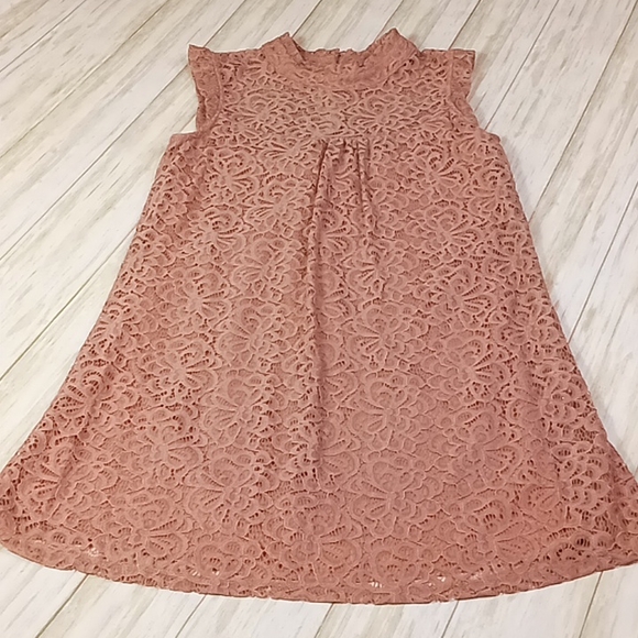 HeartSoul Lace Mini Dress Pink Size Medium - Picture 6 of 16